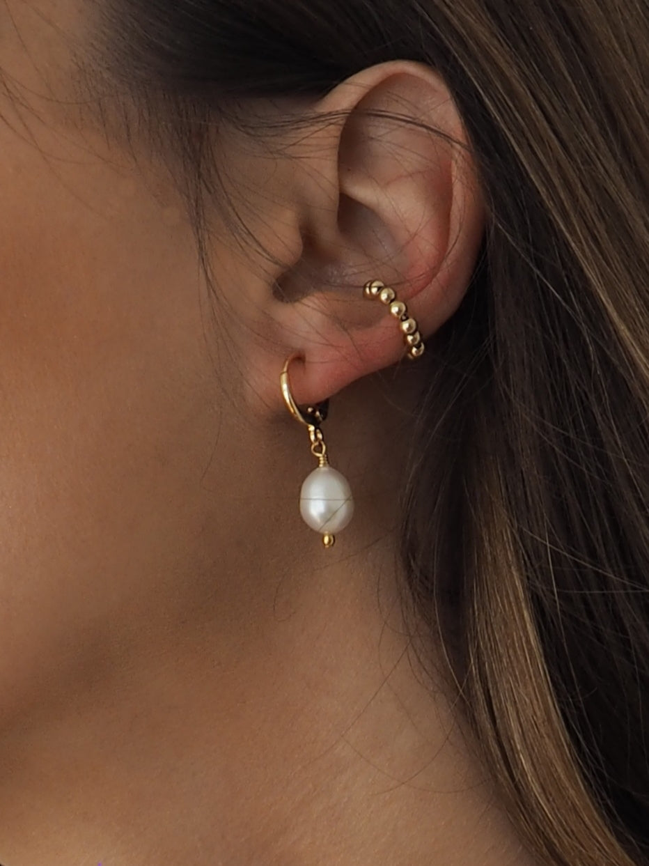 KESHI PEARL Mini Hoops