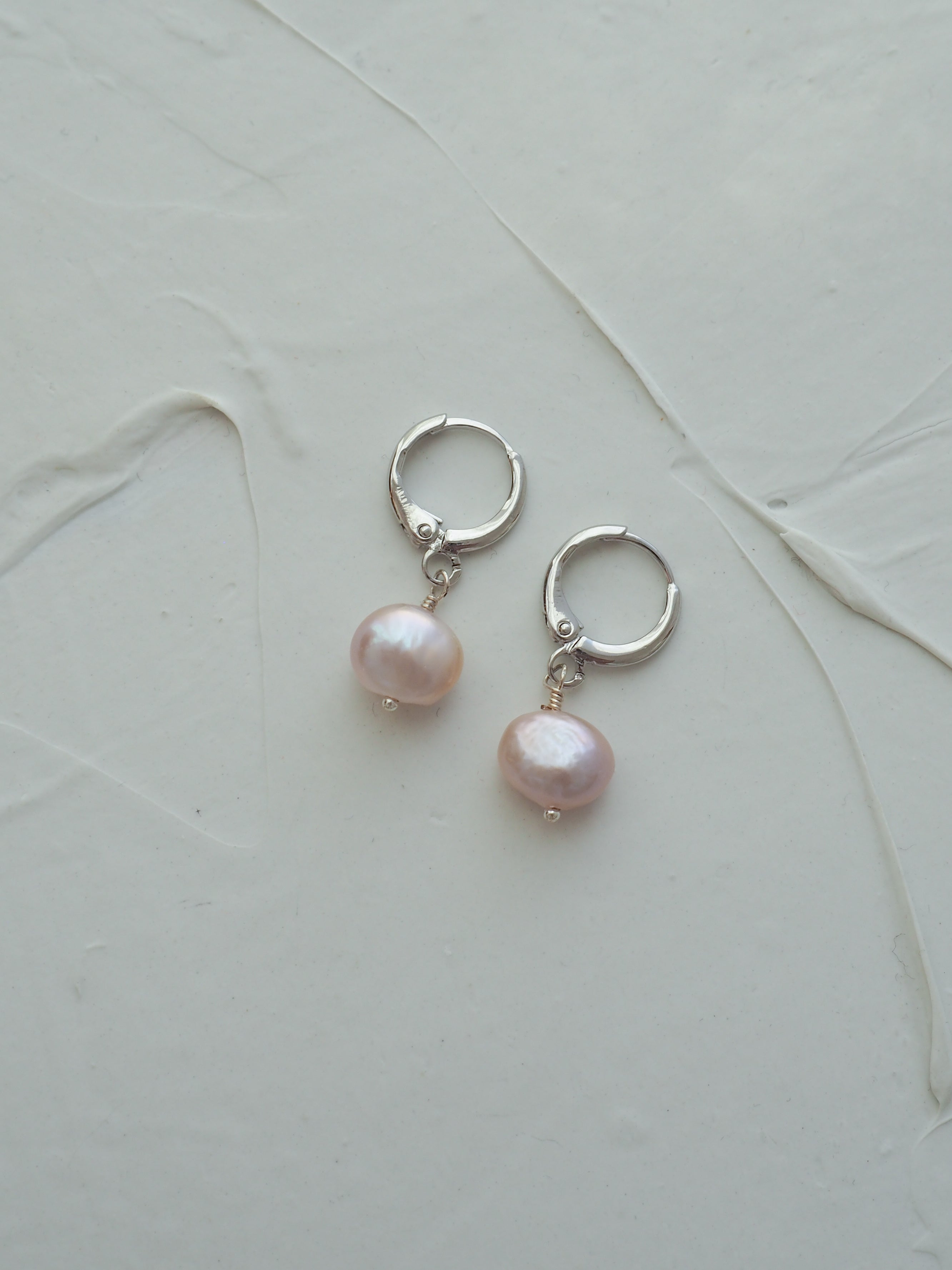 Mini Hoops "PEACHY DROP"