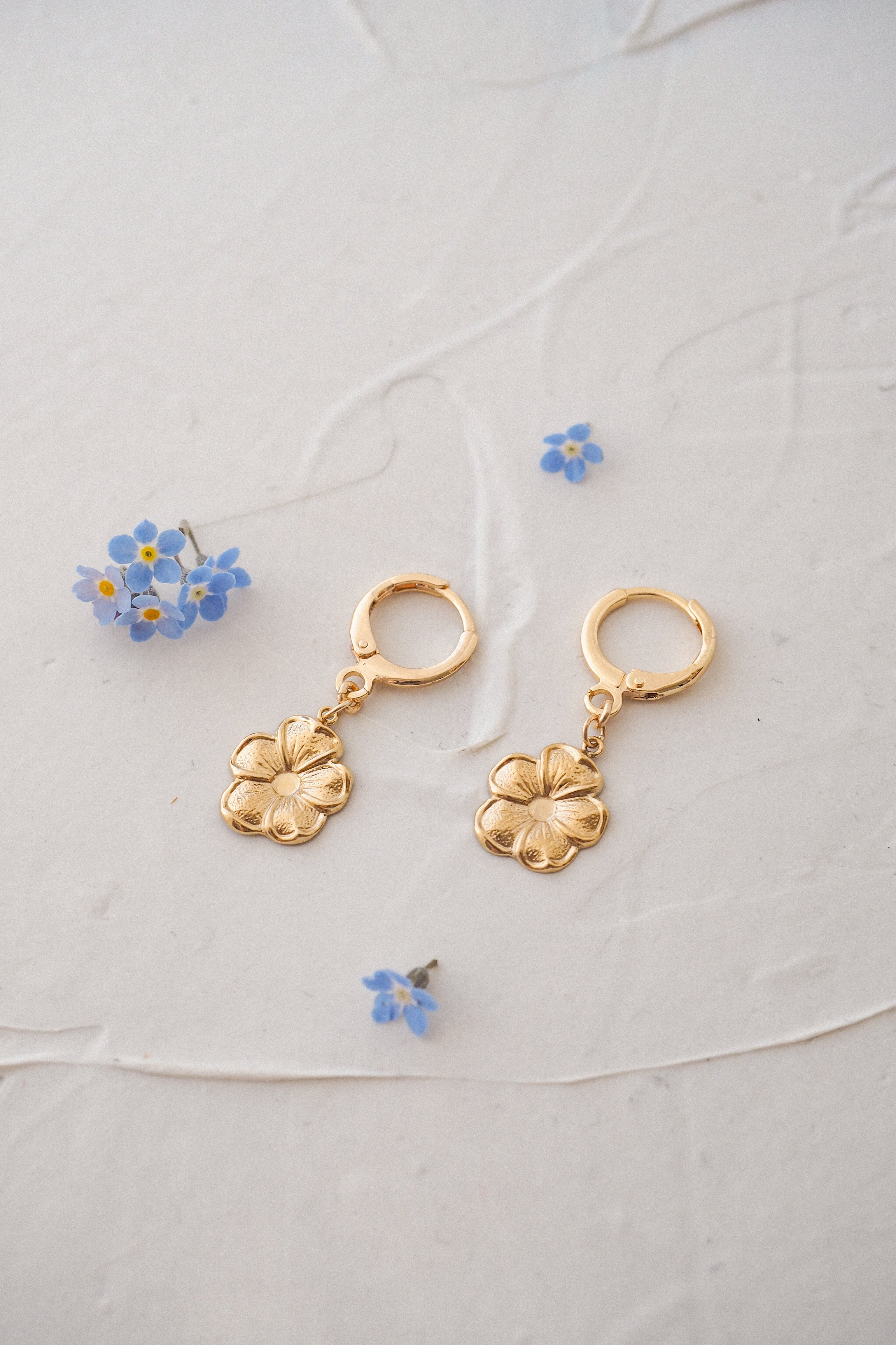 Fleur Mini Hoops