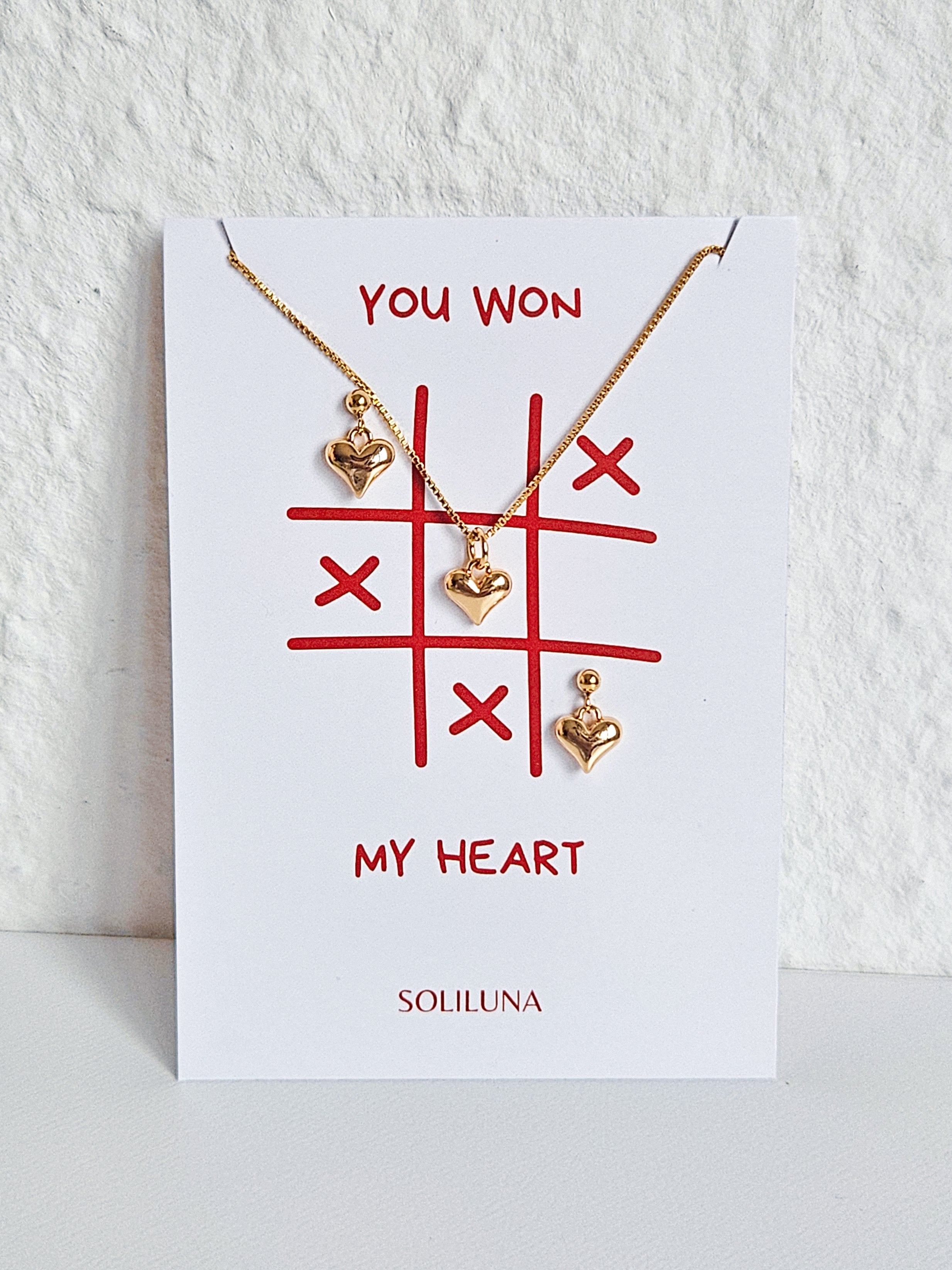 YOU WON MY HEART Schmuckset