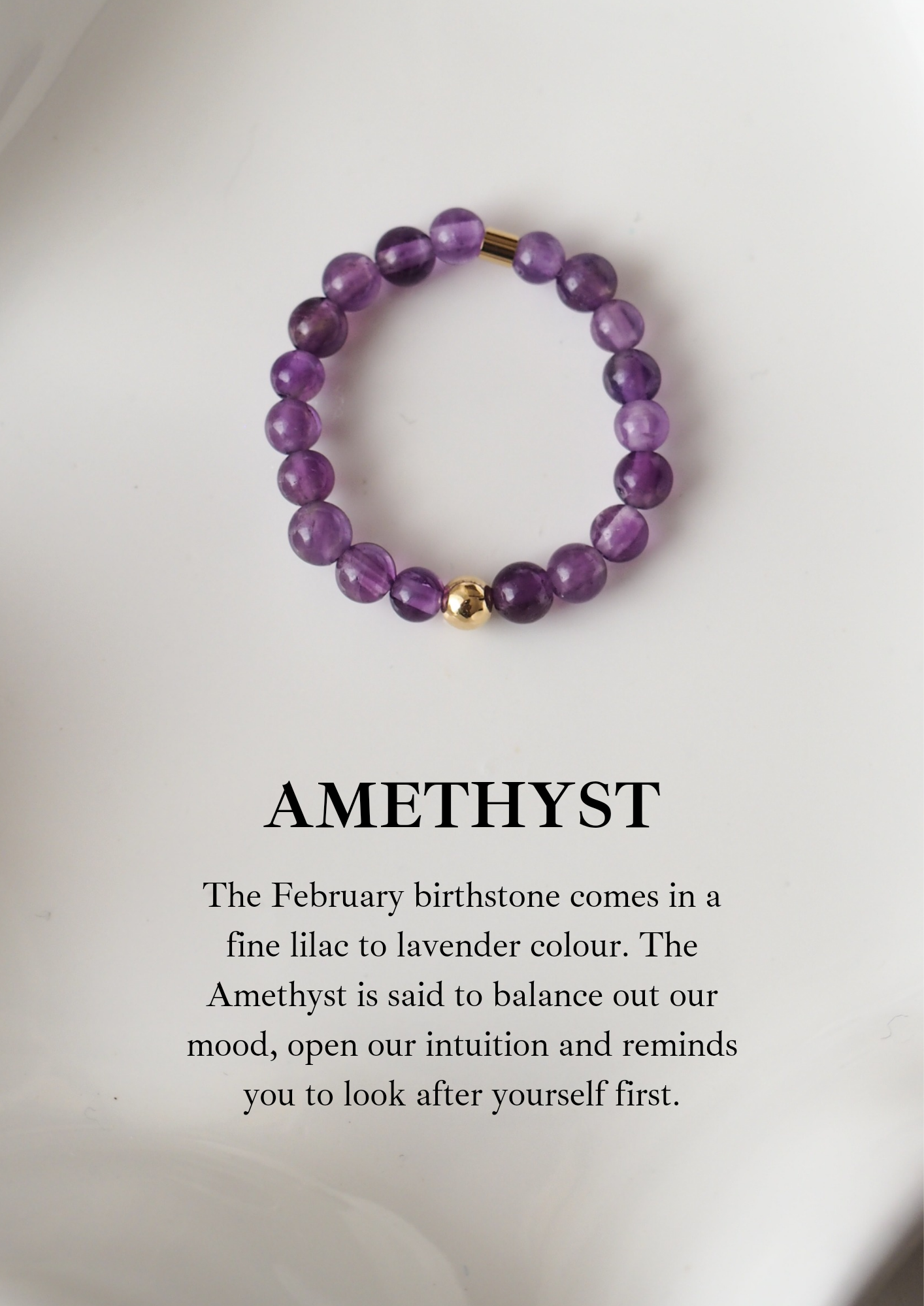 BIRTHSTONE Crystal Ring