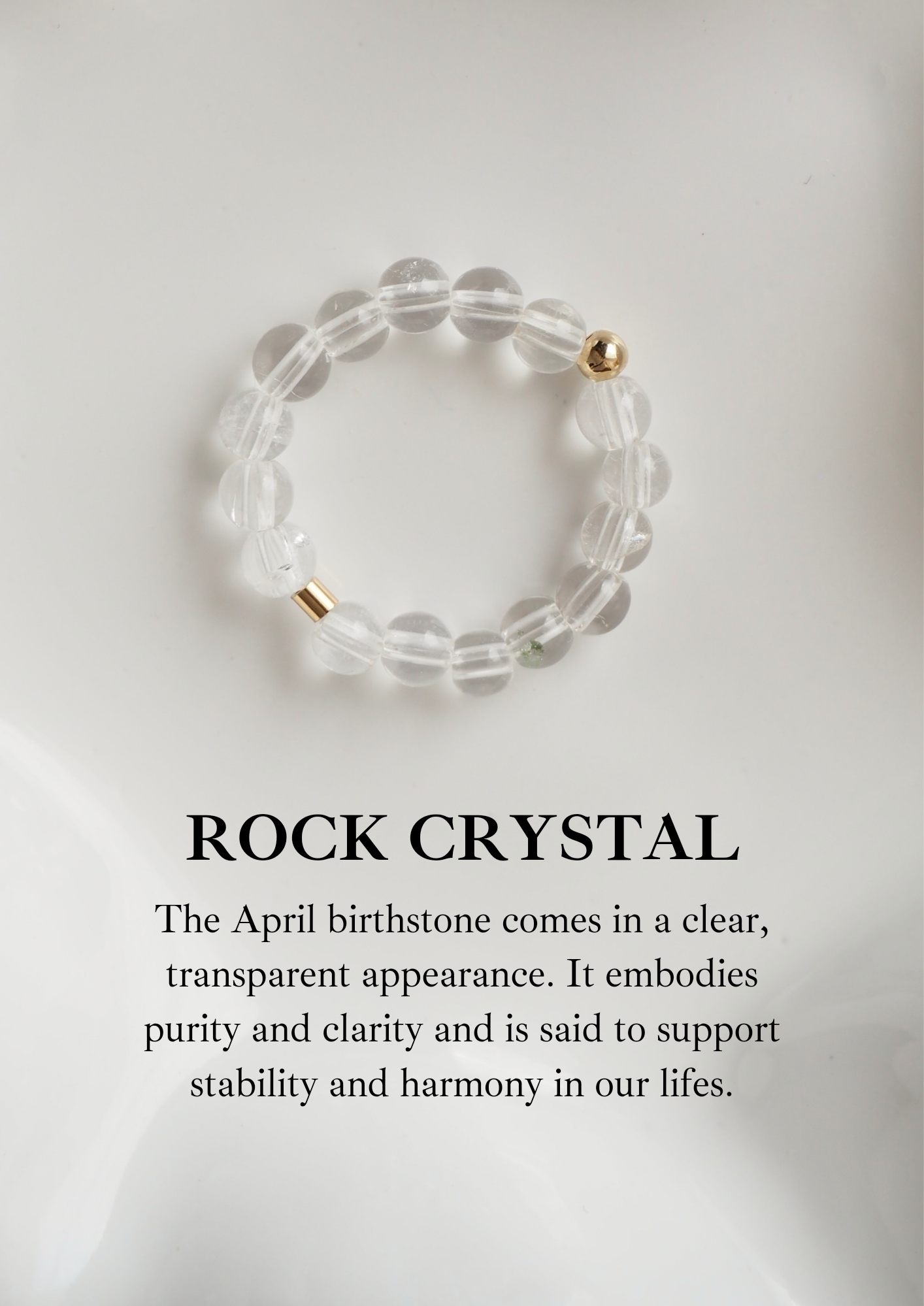 BIRTHSTONE Crystal Ring