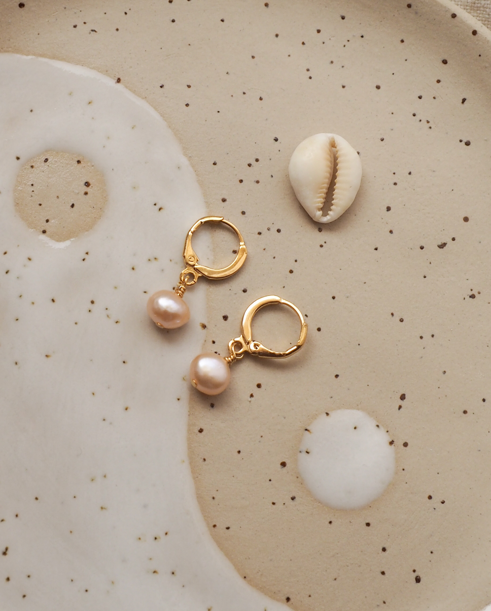 Mini Hoops "PEACHY DROP"