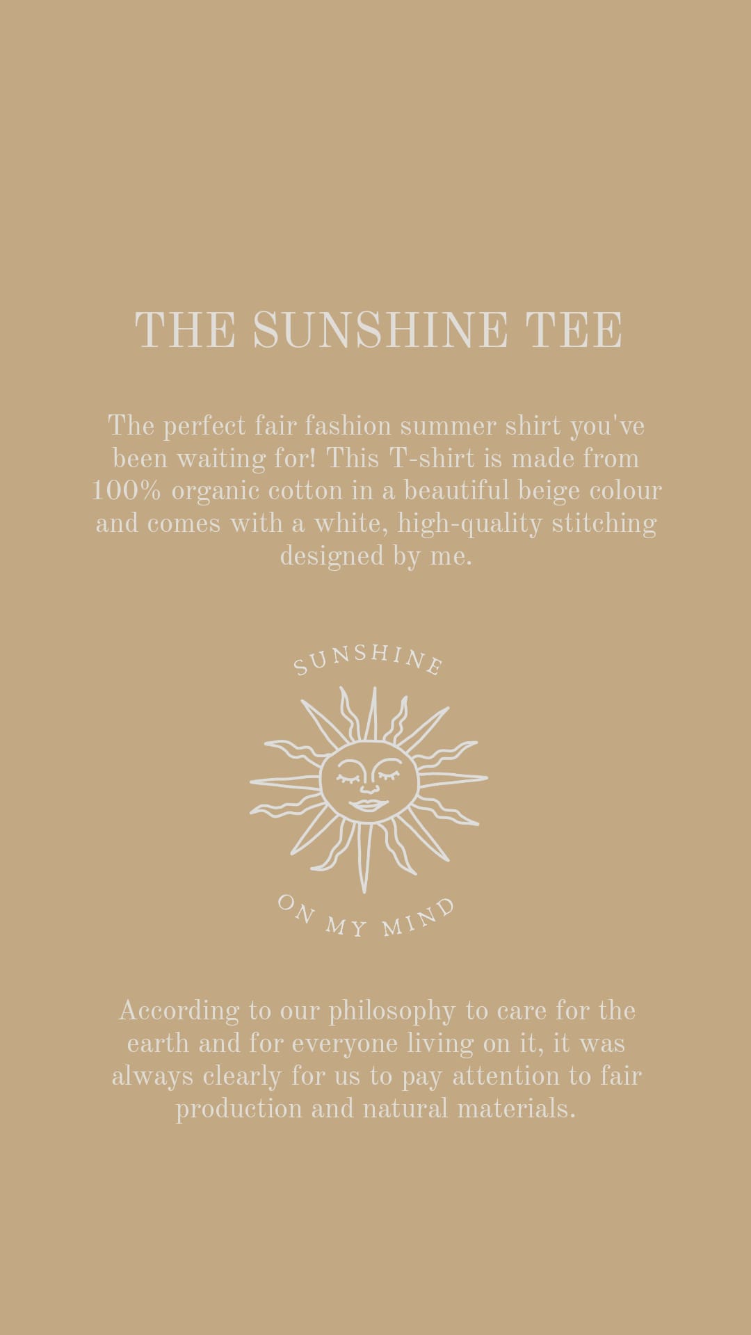 SUNSHINE Fair Fashion Tee