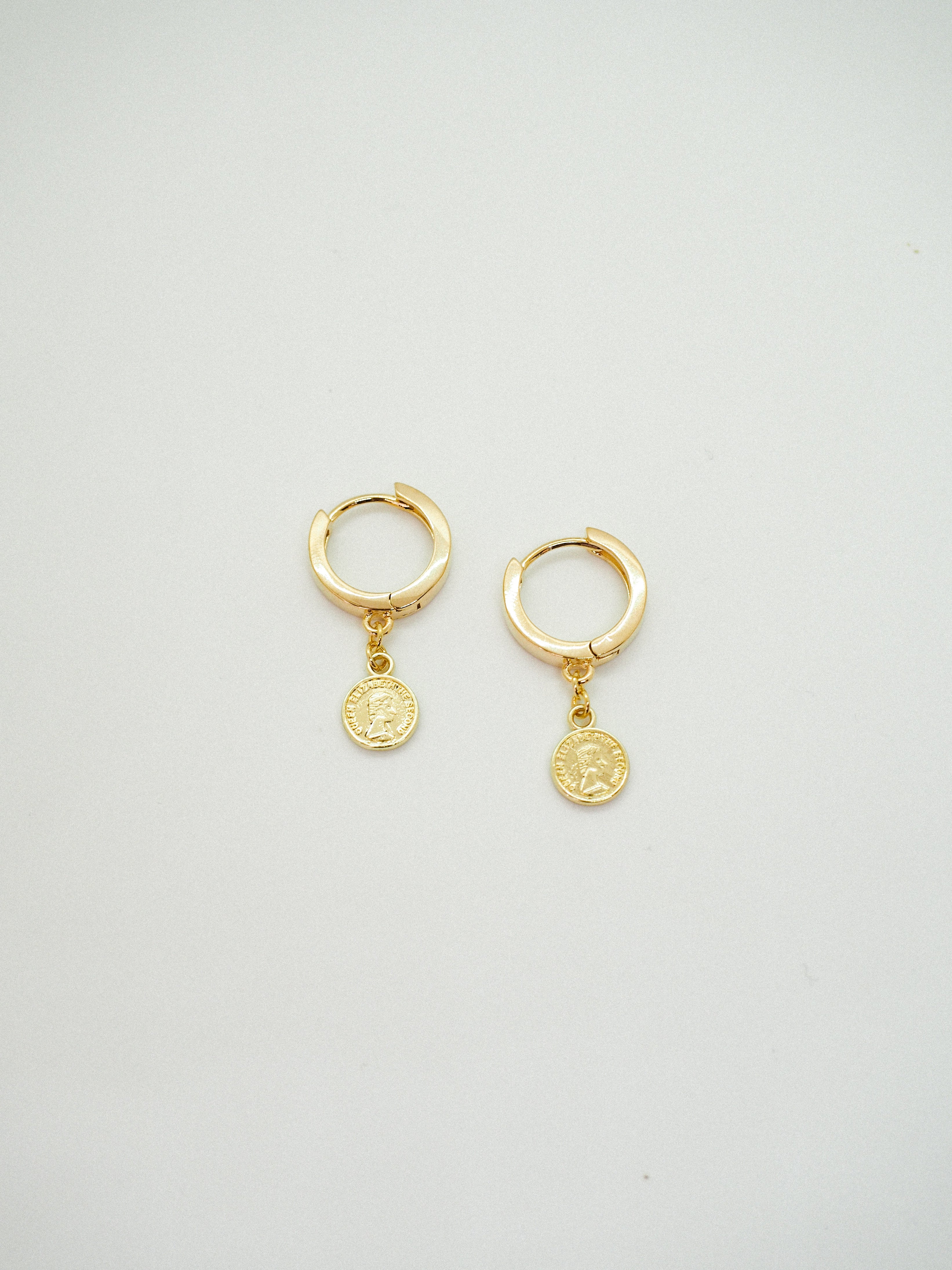 Hoop Earrings "Coin"