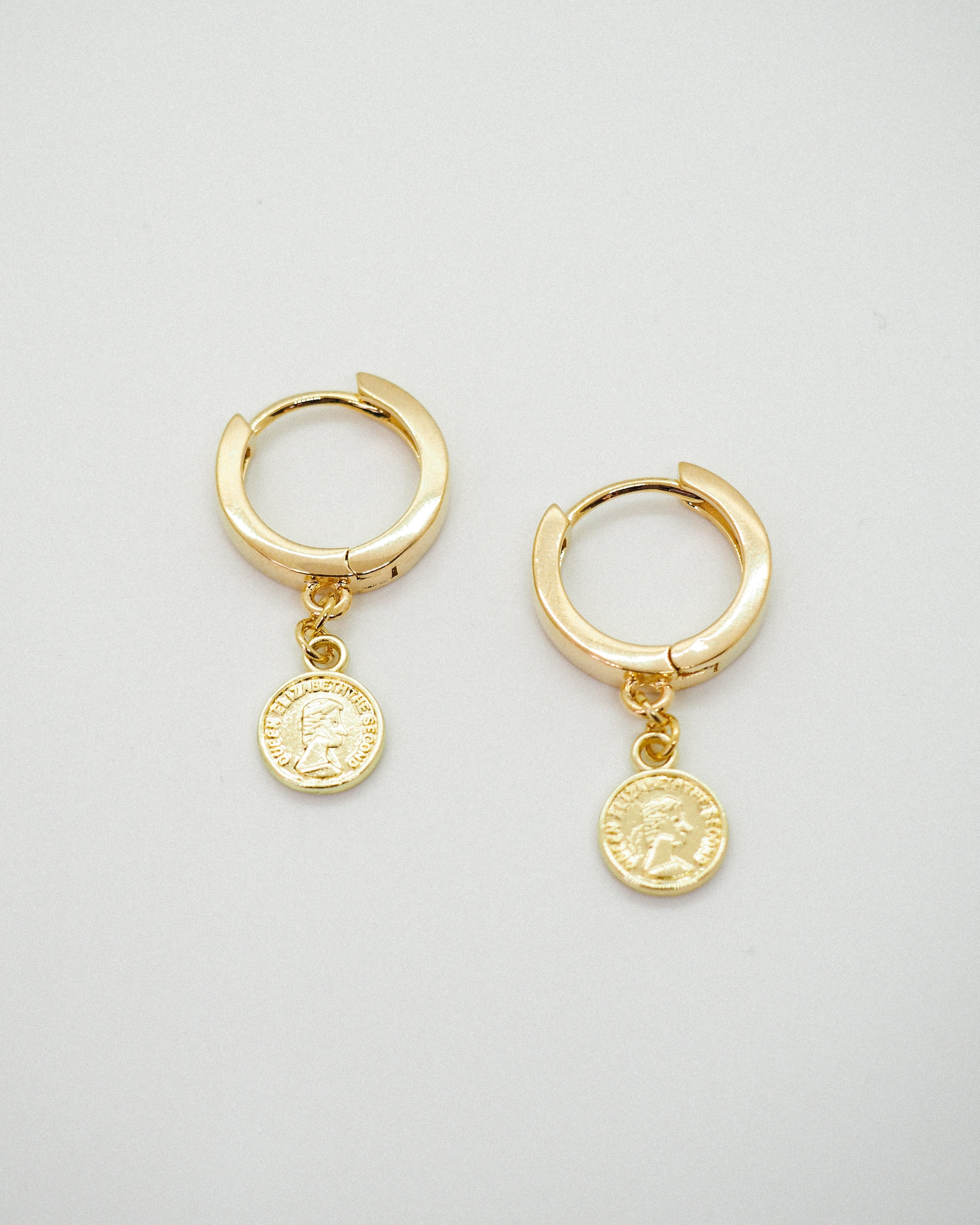 Hoop Earrings "Coin"