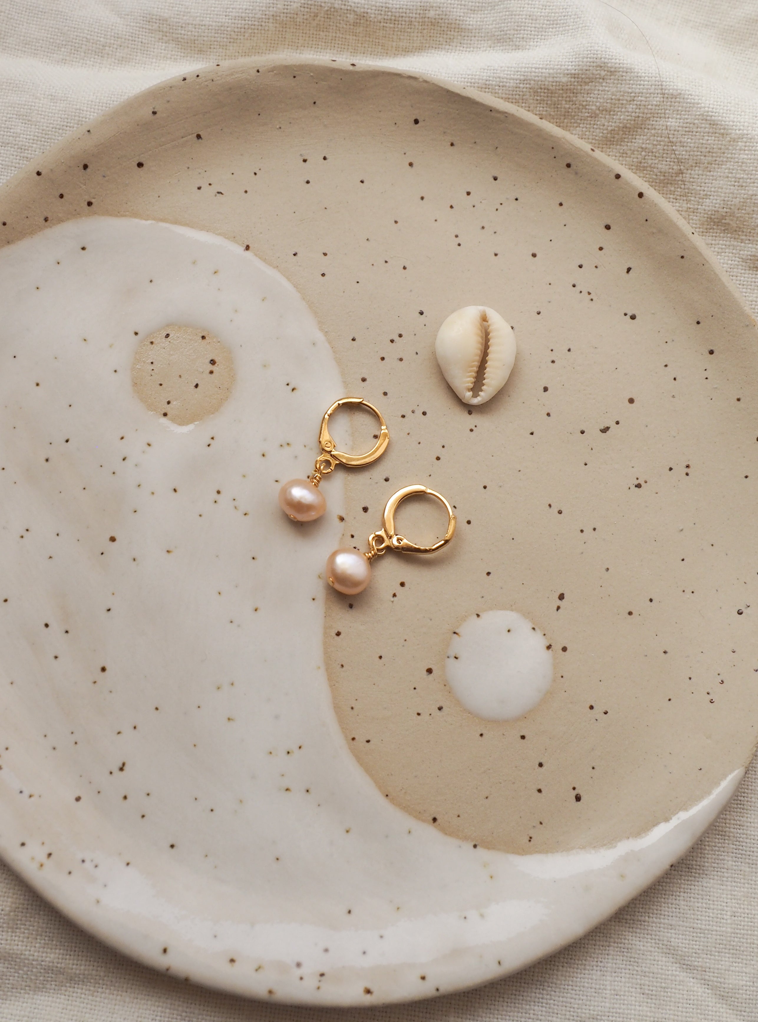 Mini Hoops "PEACHY DROP"