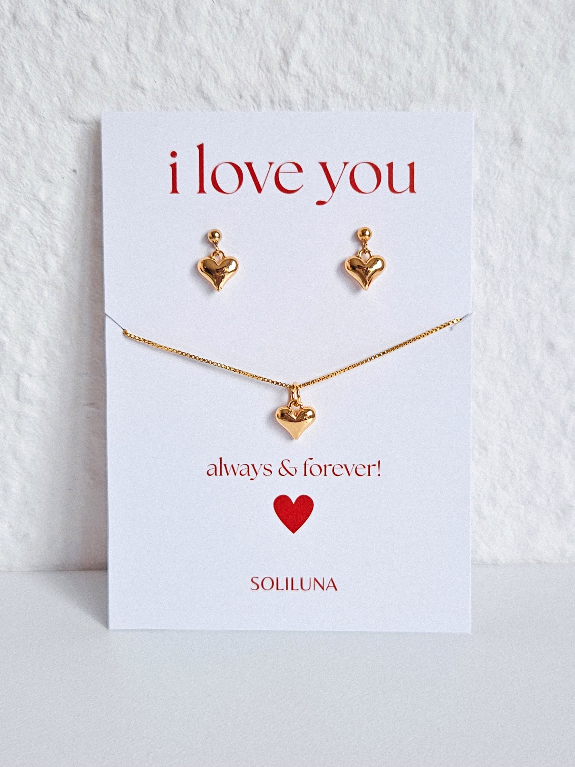 I LOVE YOU Schmuckset