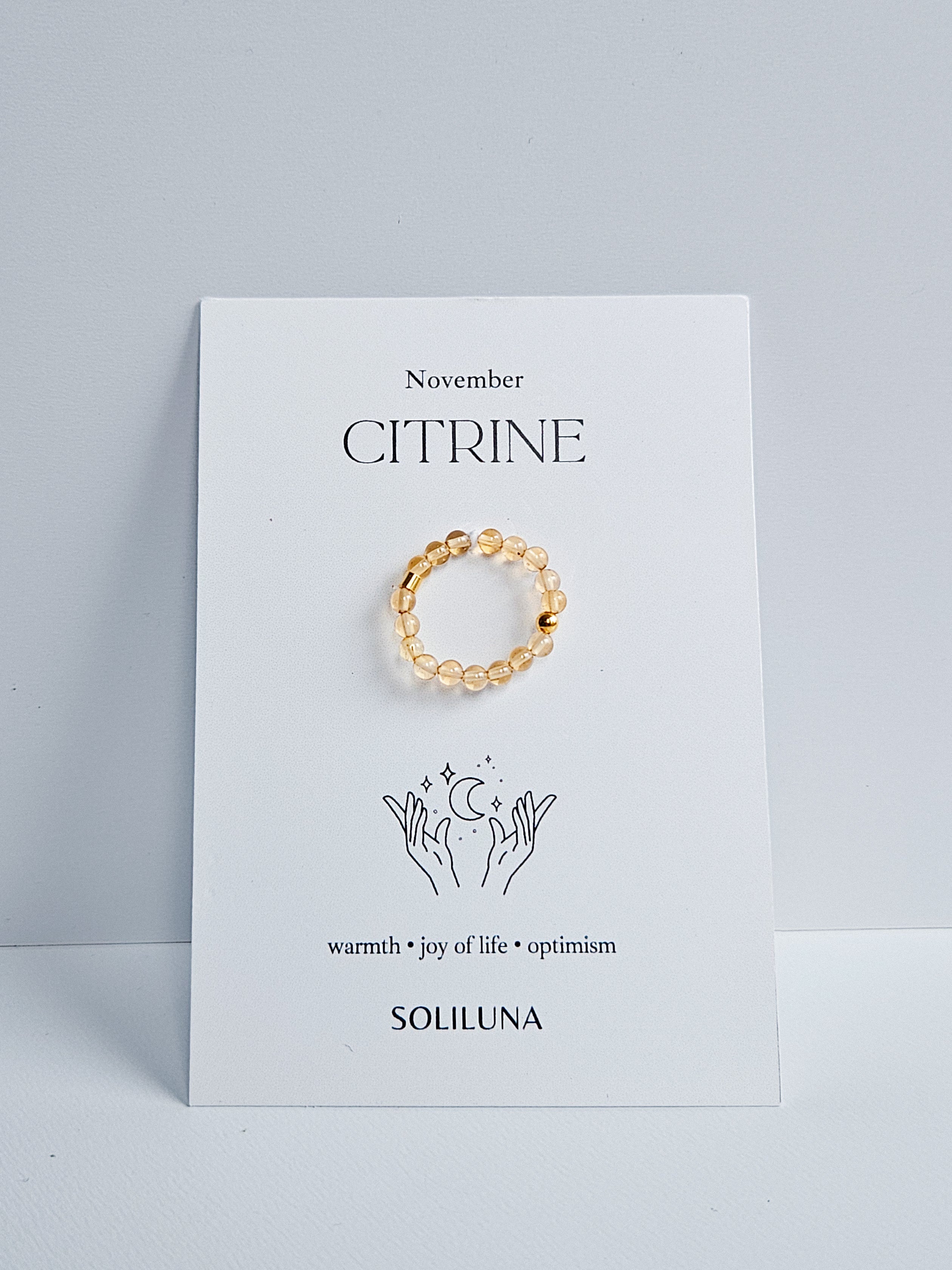 BIRTHSTONE Crystal Ring