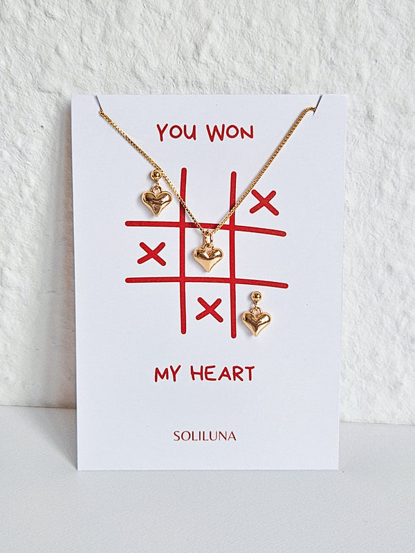 YOU WON MY HEART Schmuckset