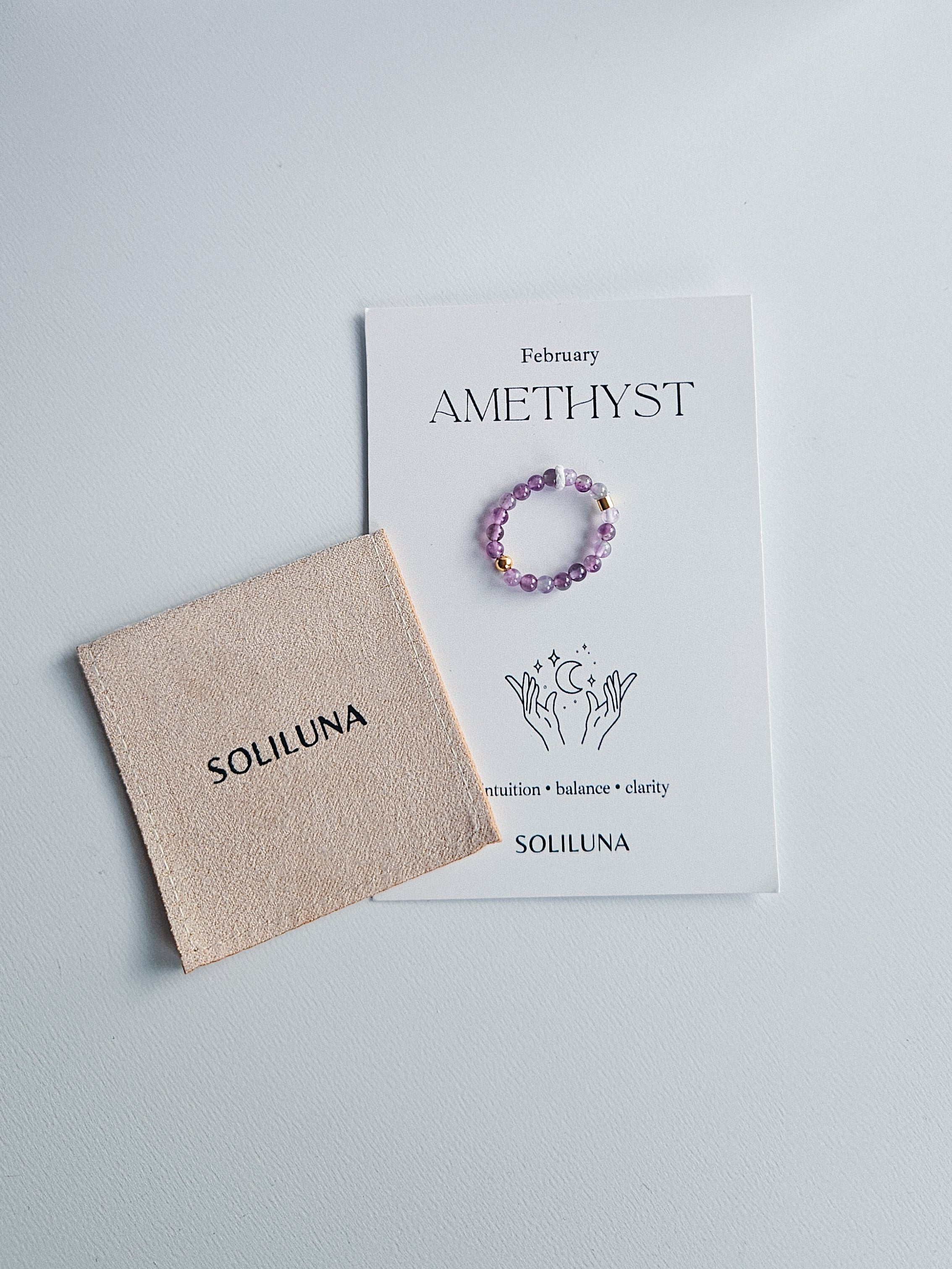 BIRTHSTONE Crystal Ring