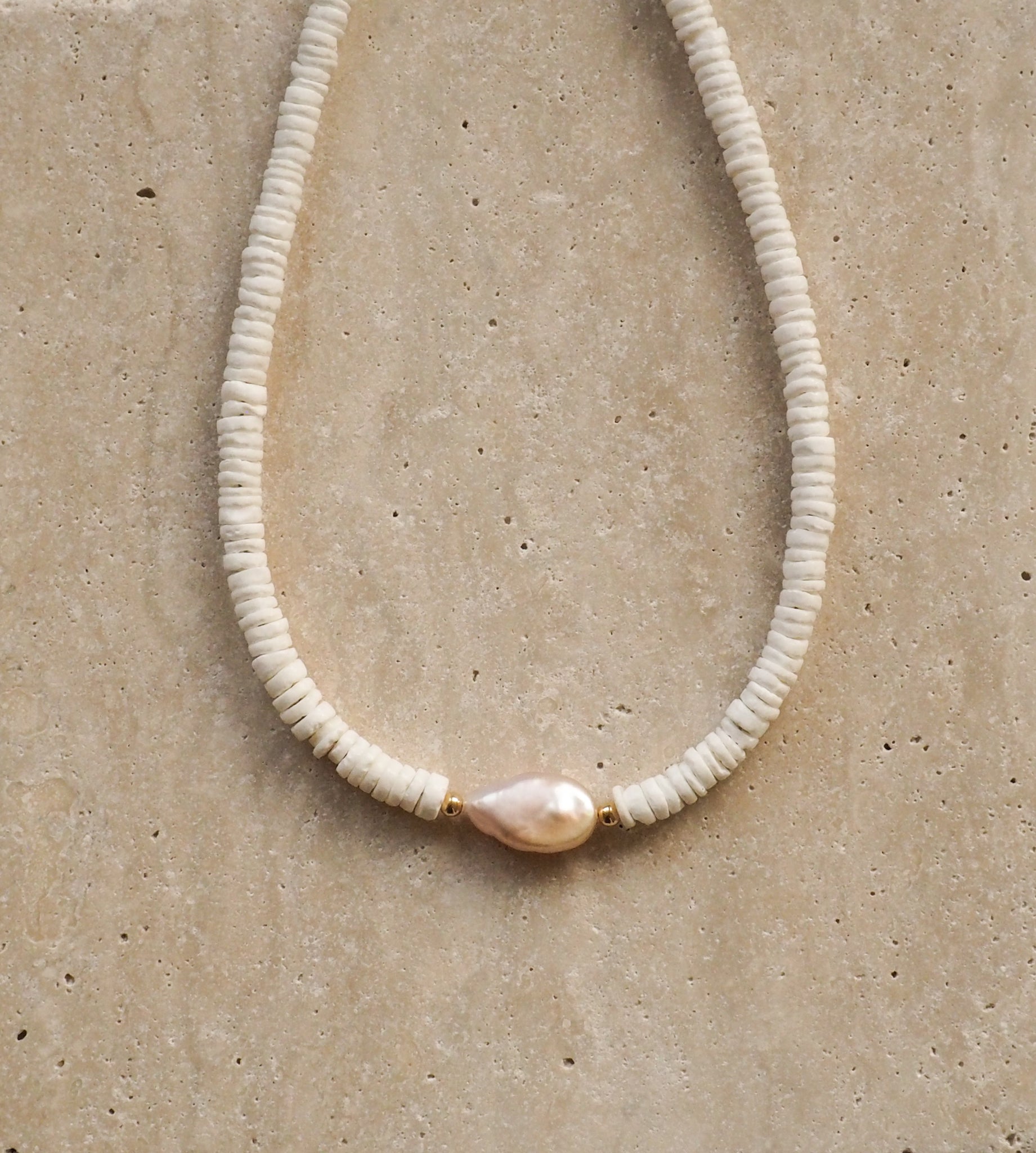 Vtg 90s White Puka Shell Bead Choker Necklace, Beach, Tropical, Work,  Office, | eBay