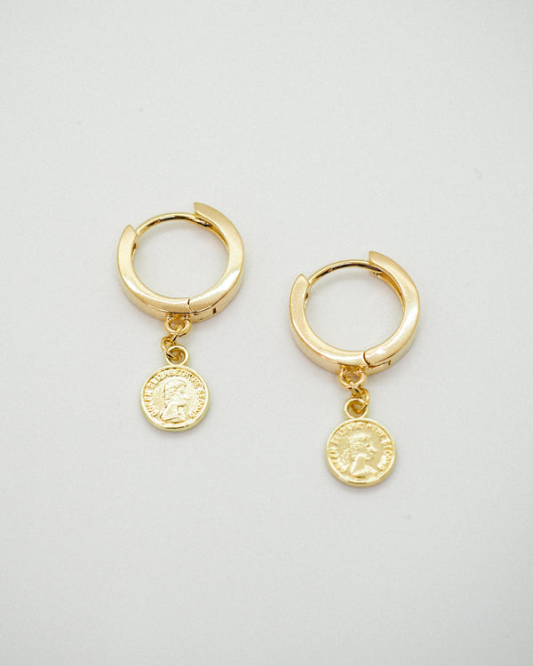Hoop Earrings "Coin"