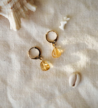 Load image into Gallery viewer, Sunshine Citrine Hoops

