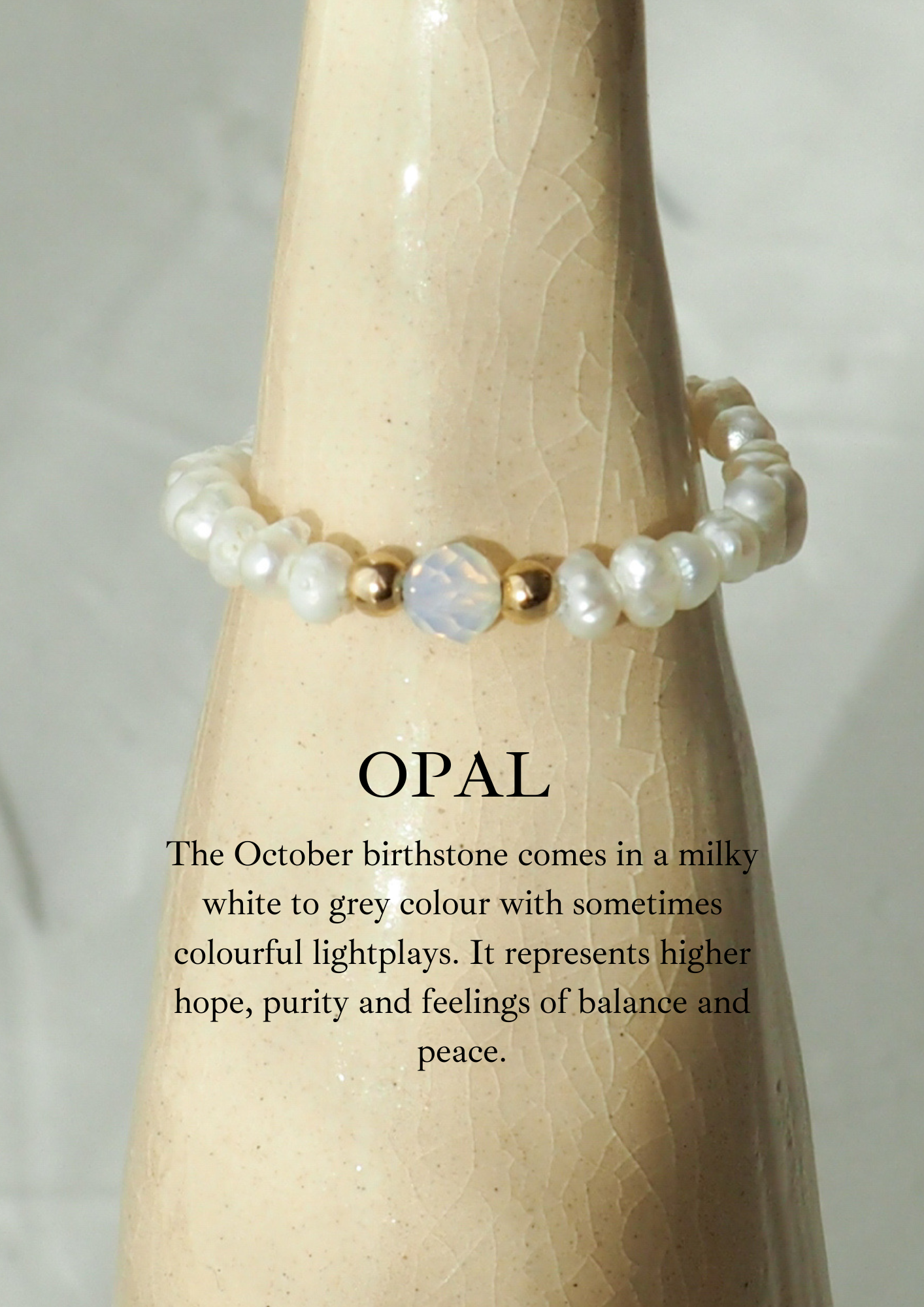BIRTHSTONE Pearl Ring