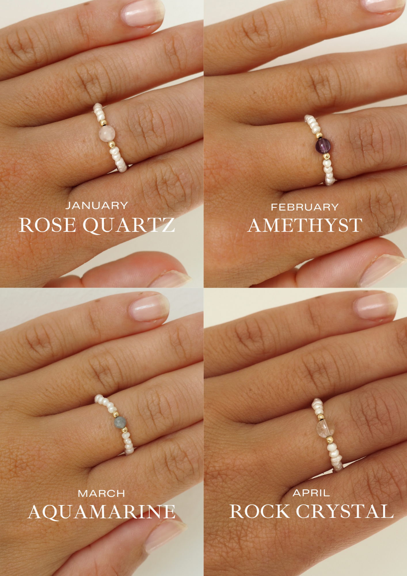 BIRTHSTONE Pearl Ring