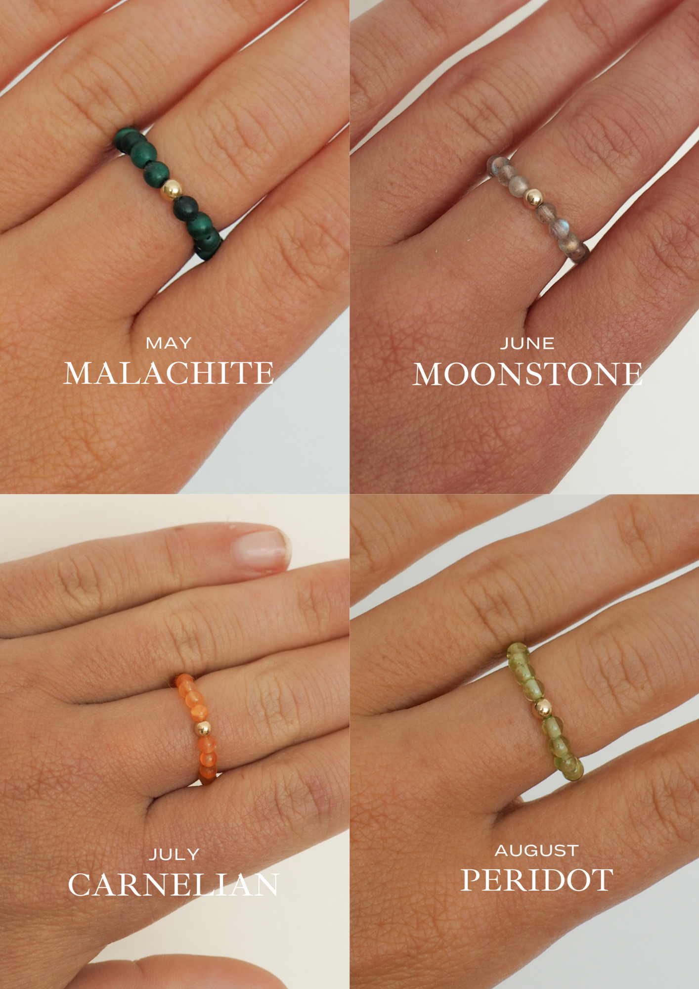 BIRTHSTONE Crystal Ring
